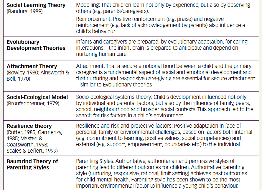 Examples of Child Development Theories